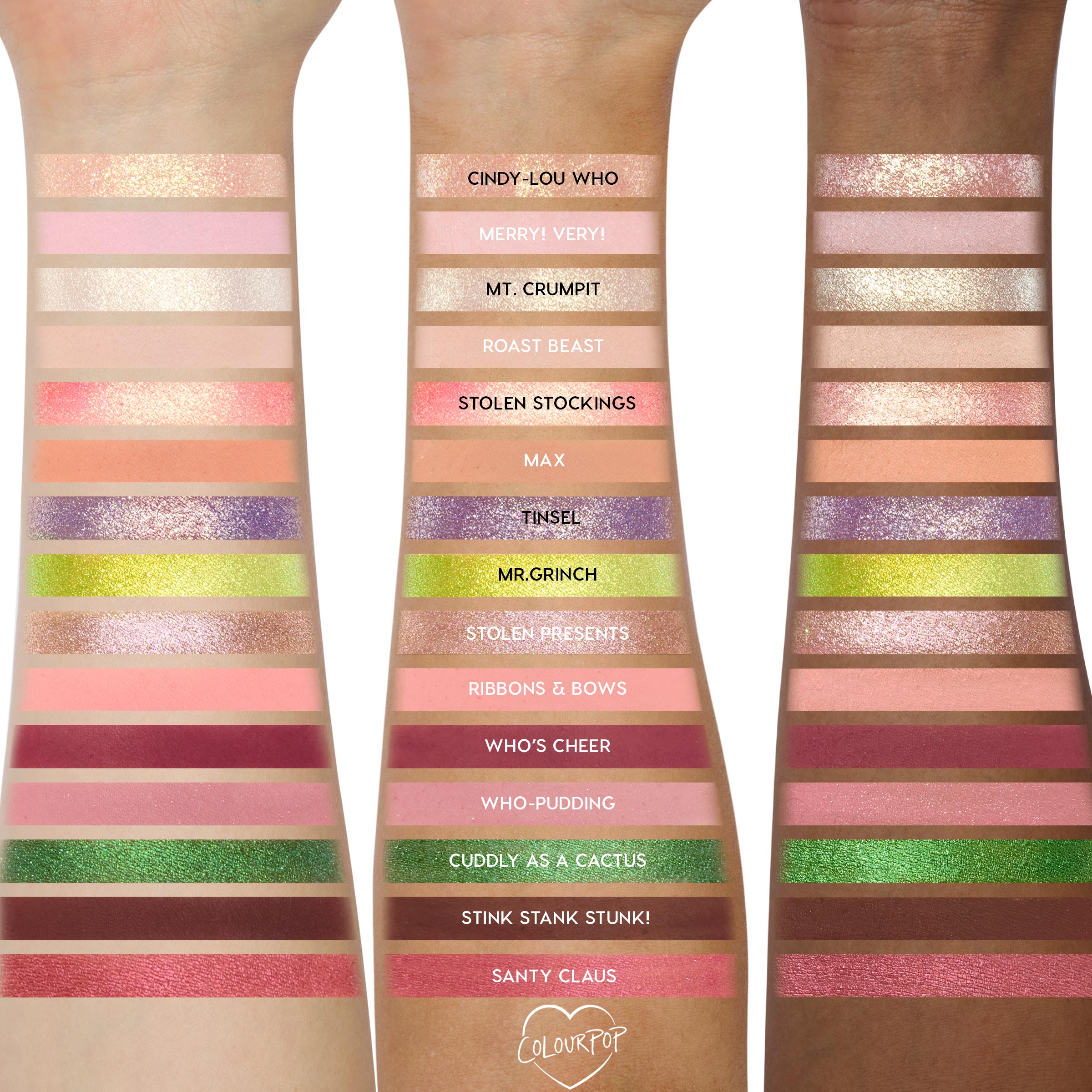 How the Grinch Stole Christmas - ColourPop