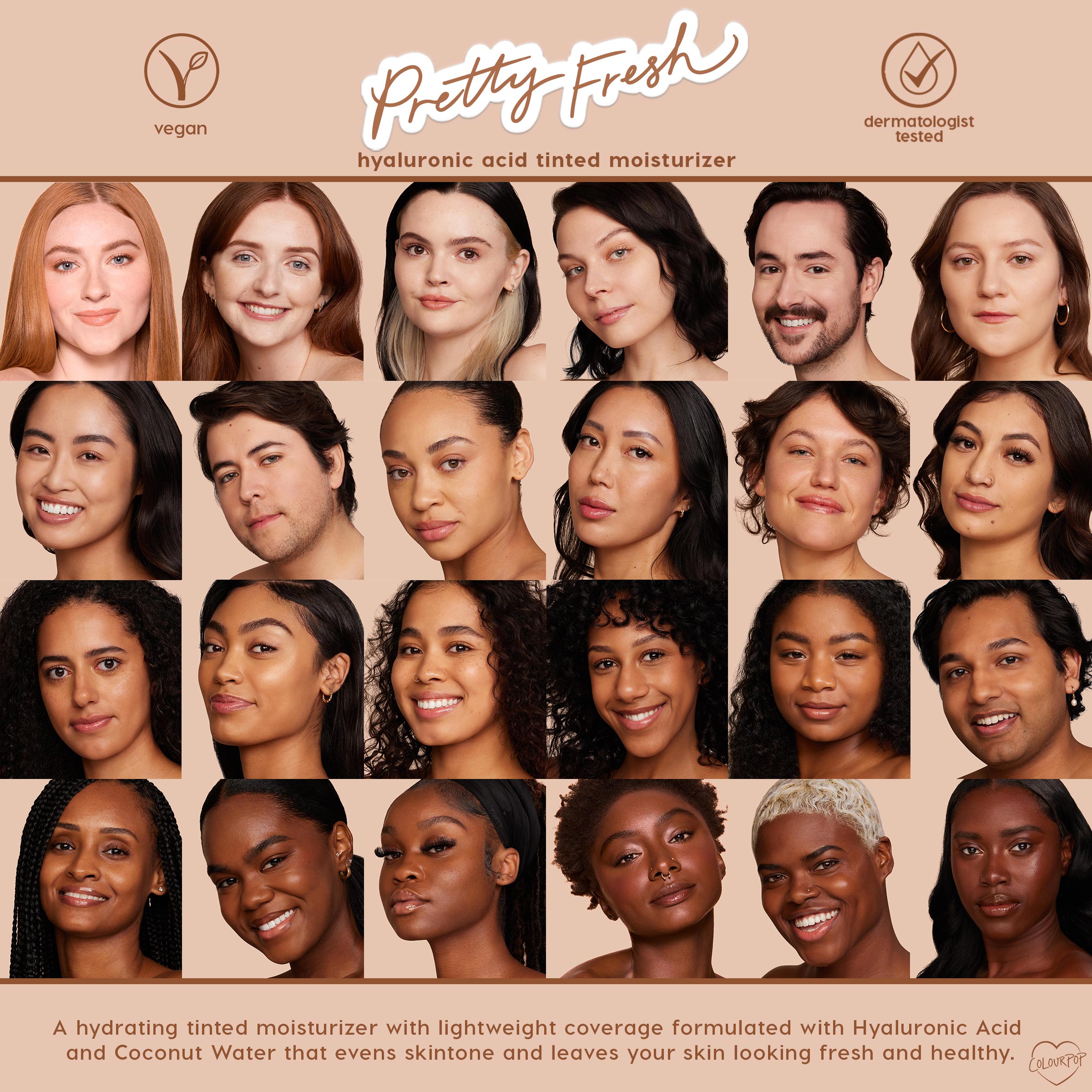 Pretty Fresh Hyaluronic Acid Tinted Moisturizer - ColourPop