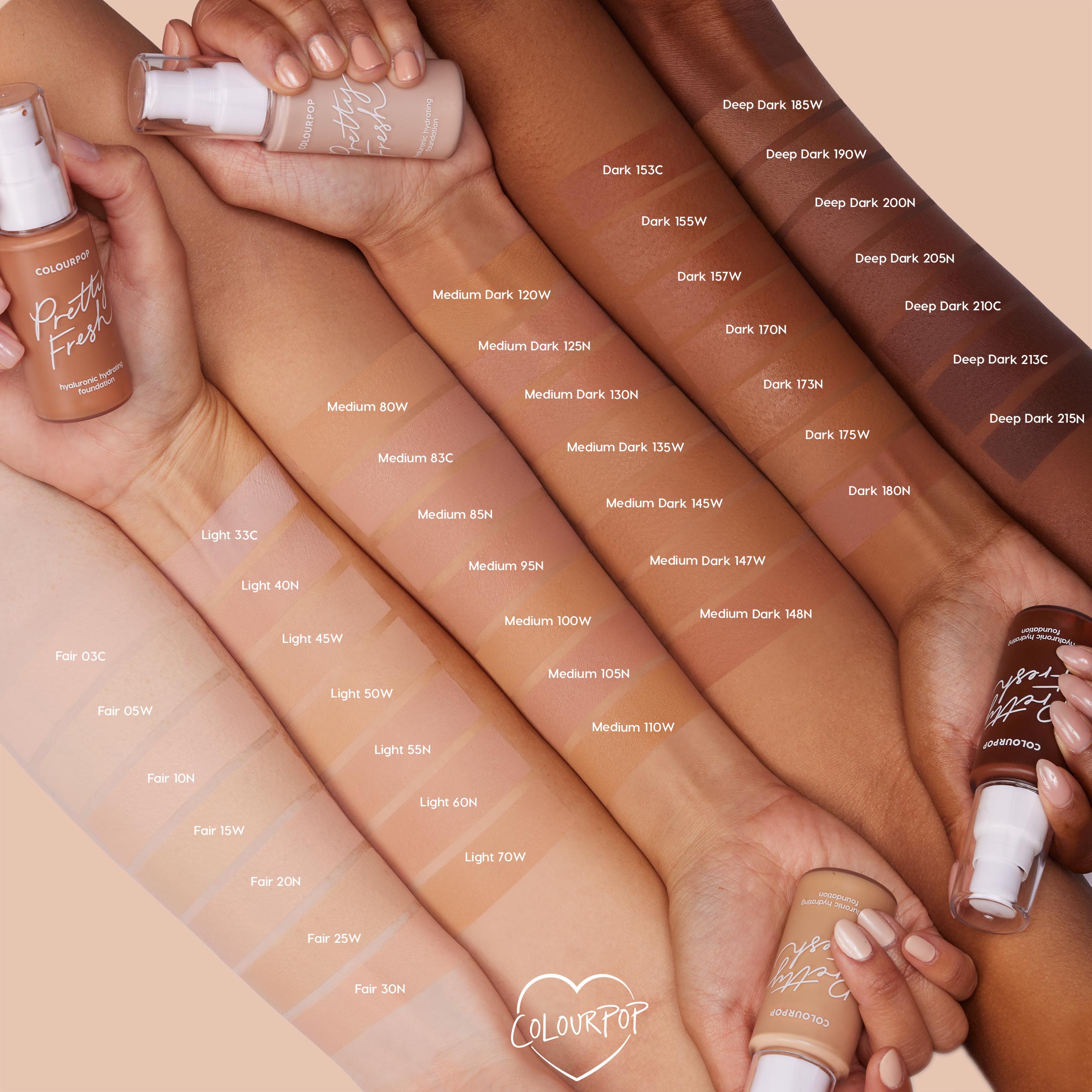 Pretty Fresh Hyaluronic Acid Hydrating Foundation - ColourPop