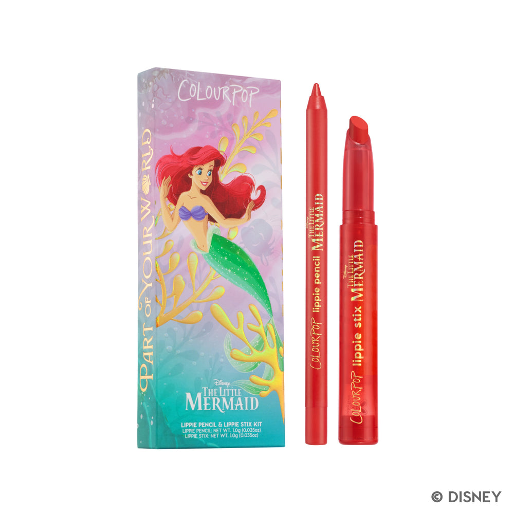 The Little Mermaid Lip Liner & Lipstick Set - ColourPop